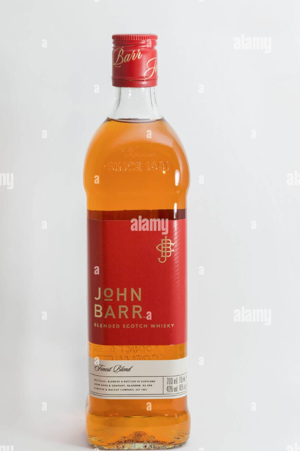 John Barr reserve blend(red) Scotch Whisky 750ml