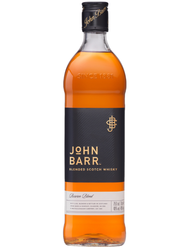 John Barr reserve blend(black) Scotch Whisky 750ml