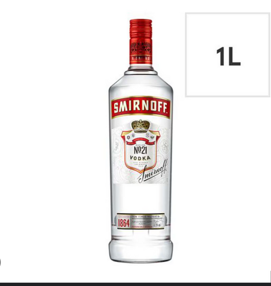 Smirnoff Red Vodka 1000ml